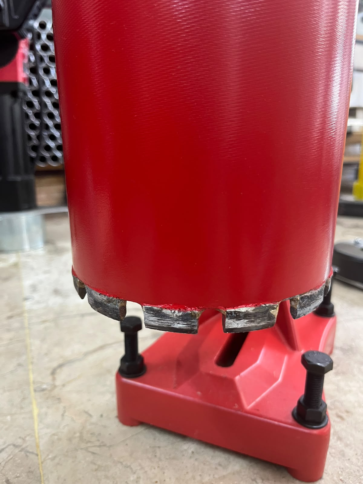 150 MM PROFESYONEL KAROT UCU / PANÇ / ELMASLI KAROT KOVANI